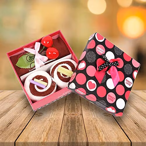 AQUARIUS 5 Pack Soft Microfibre Mini Towels and Face Cloths in Red and Multicolour – 2