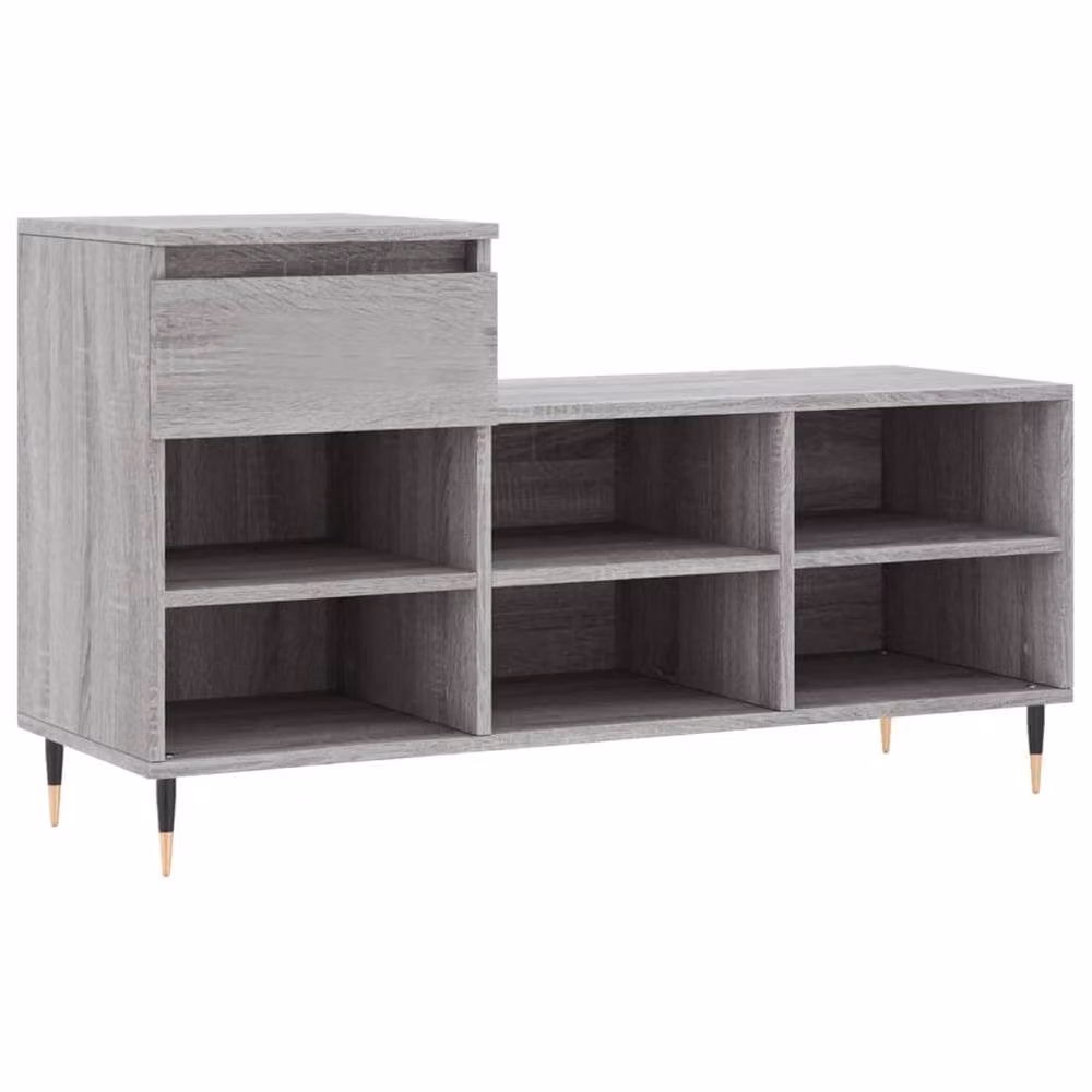 Berkfield Home Grey Sonoma Shoe Cabinet W/D/H: 102 x 36 x 60 cm – 3