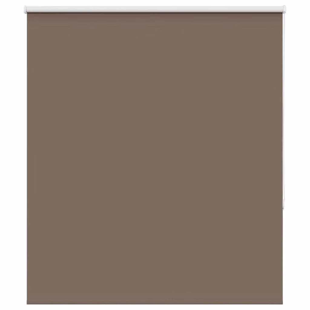 Berkfield Home Blackout Roller Blind in Coffee Brown, Thermal Insulating Polyester, W: 130 cm, H: 130 cm – 2