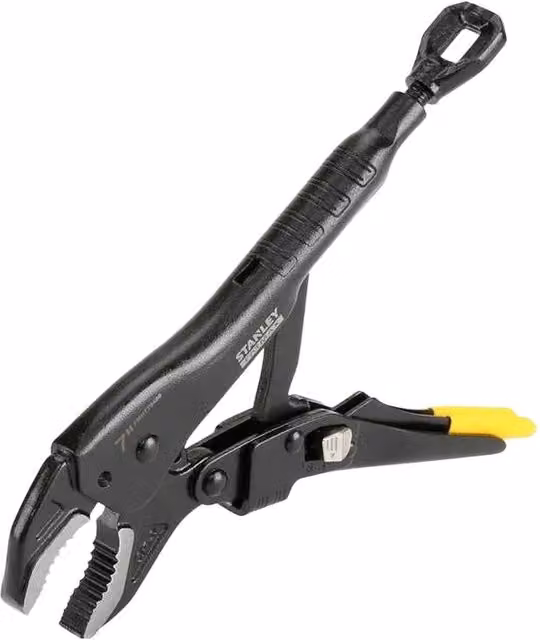 Stanley Fatmax Adjustable Locking Pliers in Black and Chrome Vanadium