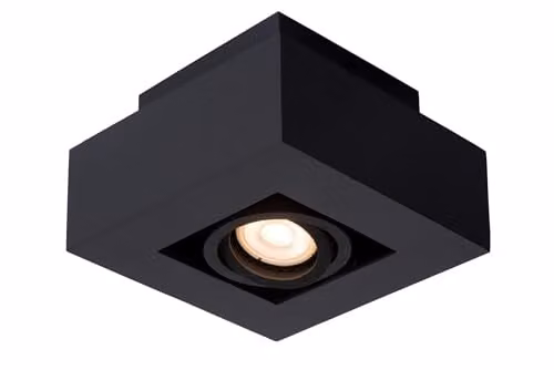Lucide Xirax Black LED Ceiling Spotlight with Dim to Warm Function, GU10, 5W – 1