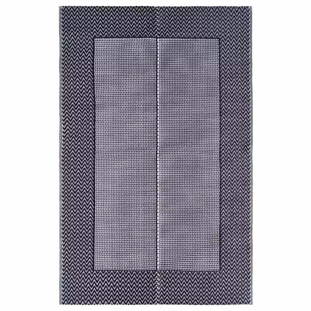 Berkfield Home Grey Herringbone Outdoor Garden Carpet, W: 120 cm, D: 180 cm – 2