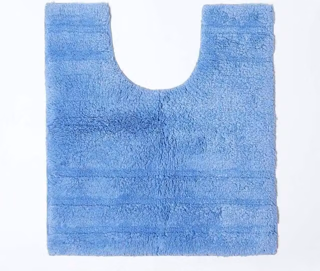 Homescapes Spa Supreme Luxury Pedestal Mat in Blue, 50 x 55 cm – 1