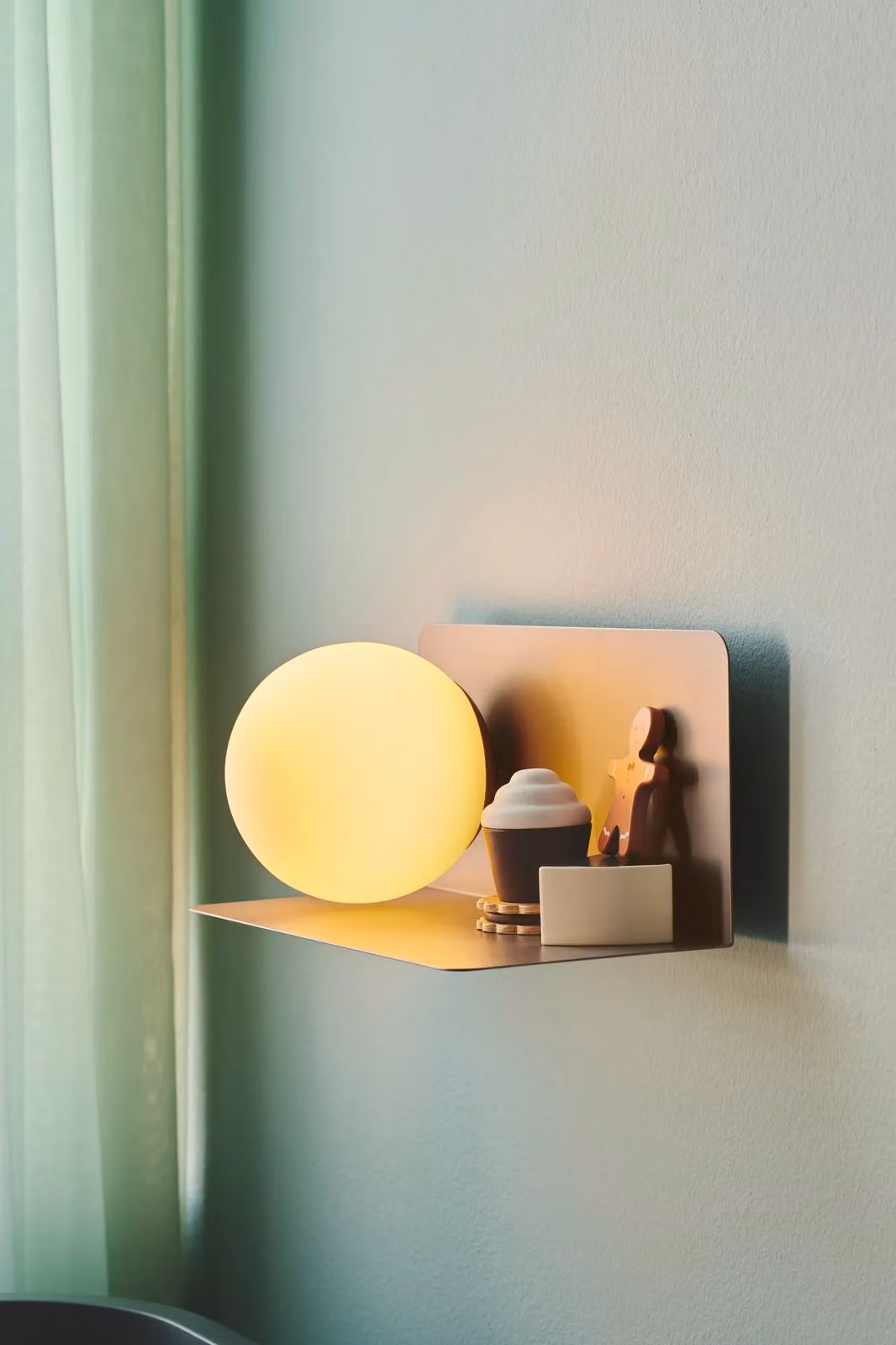 Nordlux Lilibeth Wall Light, Brown Metal, E14, Plug-in/Mains – 2