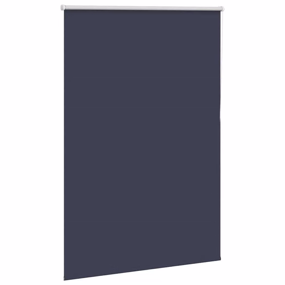 Berkfield Home Navy Blue Blackout Roller Blind, Thermal Insulating Polyester, W/H: 90 x 175 cm