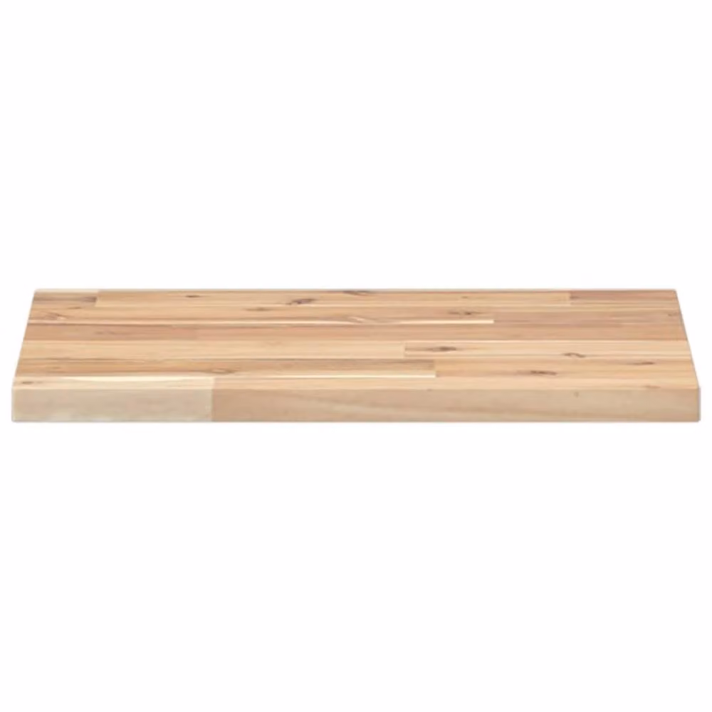 Berkfield Home Rectangular Solid Wood Acacia Table Top, Brown, W: 60 cm, D: 30 cm, H: 2 cm – 2