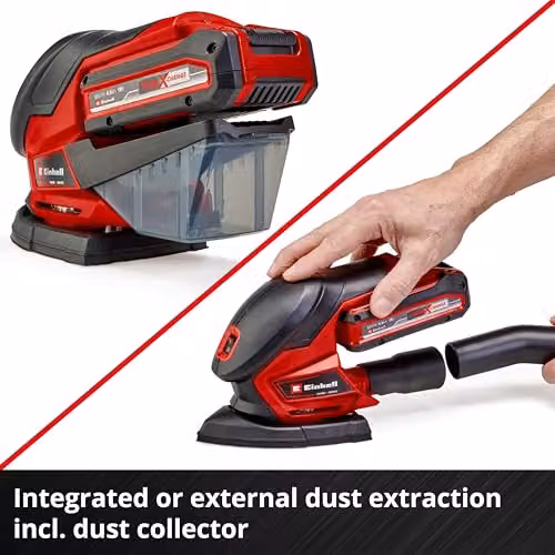 Einhell Power X-Change 18V Cordless Detail Sander in Red – 4