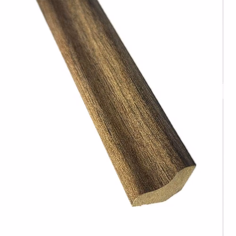 Vinyl Flooring UK Scotia Beading Port Oak Moulding, Brown, Pack of 5 (2.4m Length) – 2