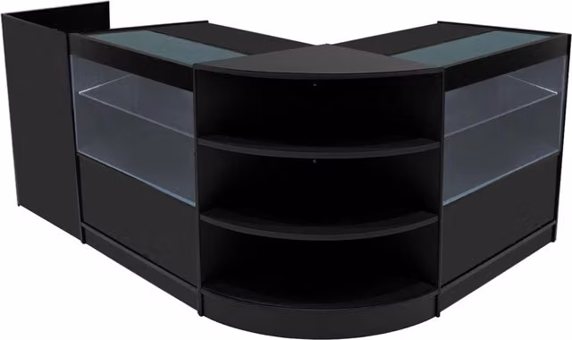 Monstershop Eclipse LED Shop Counter Set LM60, TB60 & 2 x C900 in Black