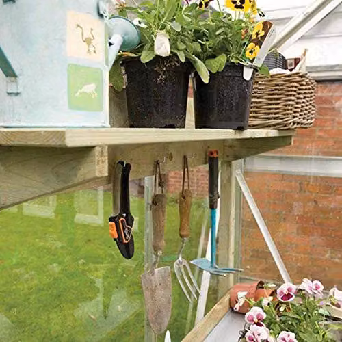 Rowlinson Premier Potting Station in Brown, W/D/H: 103 x 53 x 162 cm – 4