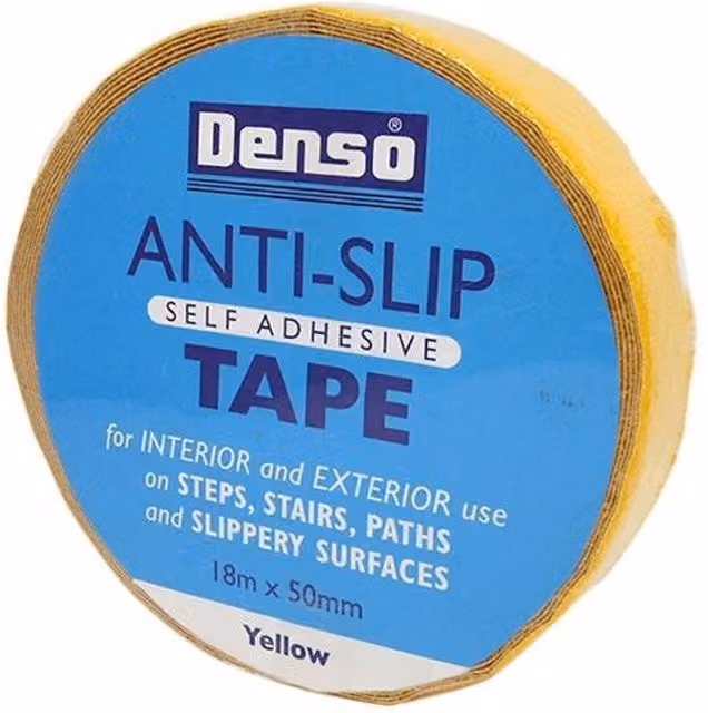 Sylglas Anti-slip Tape in Black, Yellow or Transparent