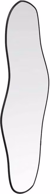 Berkfield Home Rectangular Wall Mirror in Black – 1