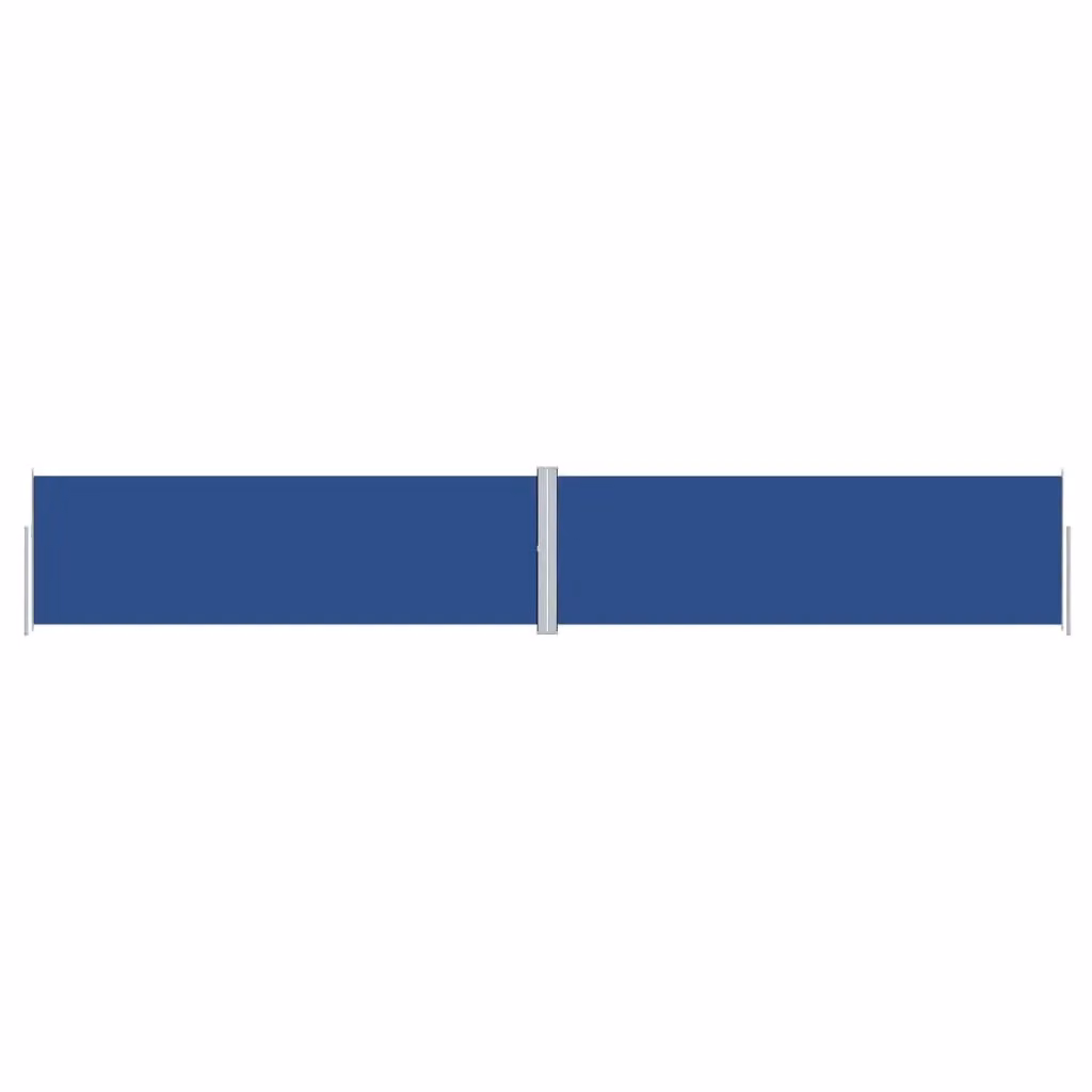 Berkfield Home Blue Retractable Polyester Roller Side Awning W/D/H: 1000 x 160 x 160 cm – 2