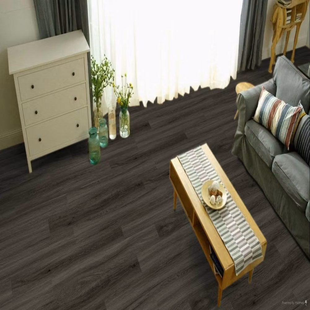 Firmfit Dark Grey Wood Effect Click Lock Luxury Vinyl Tile Plank 5mm – 3