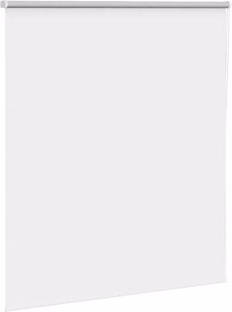 Berkfield Home White Blackout Roller Blind, Polyester Fabric, W: 140 cm, H: 150 cm