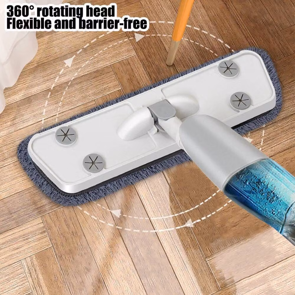 PAWNORA Grey Microfibre Spray Mop for Floor Cleaning – 5