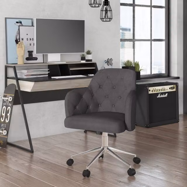 Alphason Washington Executive Chair in Grey Fabric