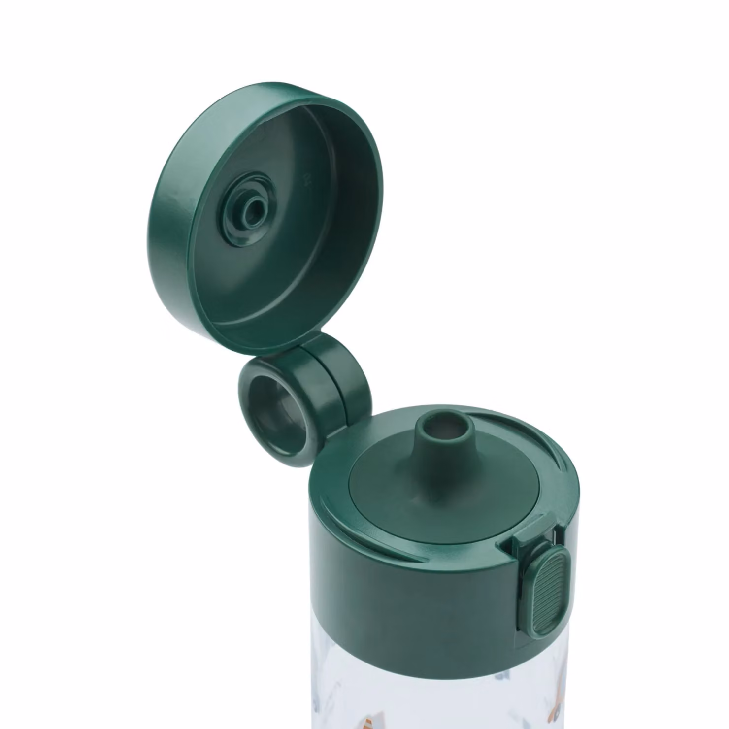 Liewood Clemence Tritan Soft Spout Bottle, 350 ml, Green and Transparent – 2