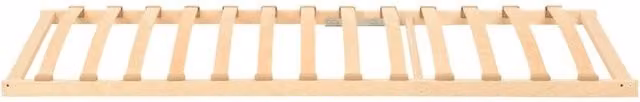 Berkfield Home Slatted Bed Base with 13 Beech and Birch Slats, W: 100 cm, L: 200 cm, Brown