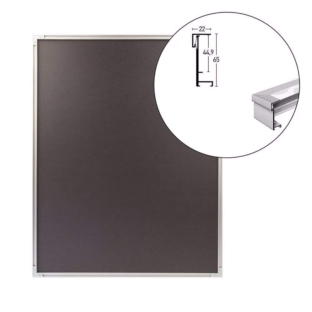 Nielsen Design Football Shirt Display Frame in Matt Black Aluminium, W: 60 cm, H: 80 cm – 4