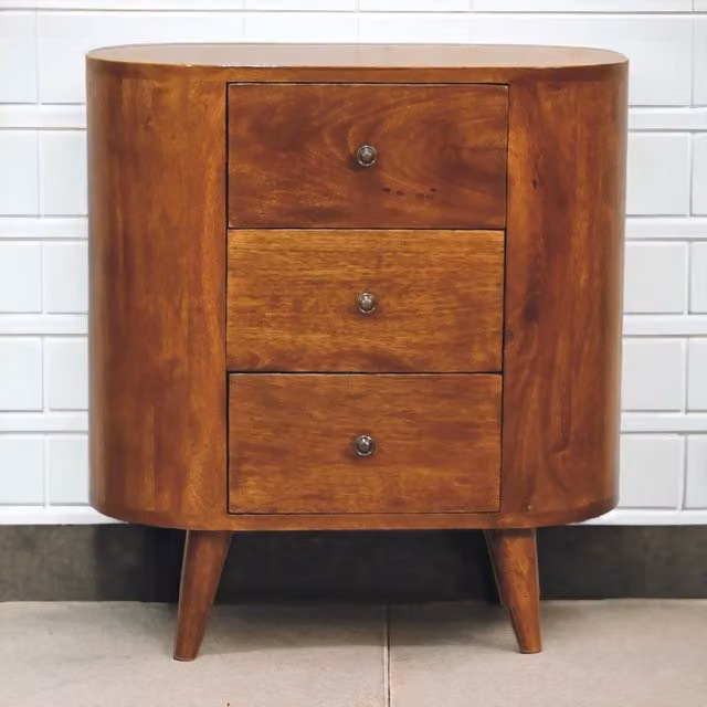 Artisan Mango Wood Classic Cabinet, Brown, W/D/H: 60.0 x 30.0 x 65.0 cm