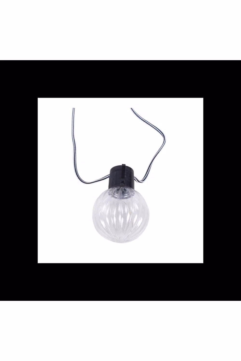 KDMD LED Marquee Sphere String Lights with 10 Warm White Bulbs, 3.2m Length – 2