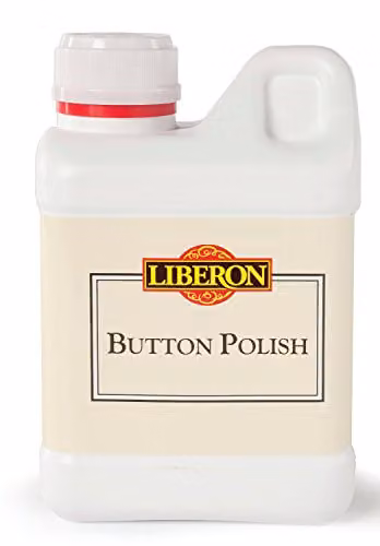 Liberon Brown Button Polish for Wood, 250 ml
