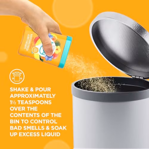 Bin Buddy Bin Freshener Deodoriser Powder Orange 450g – 2