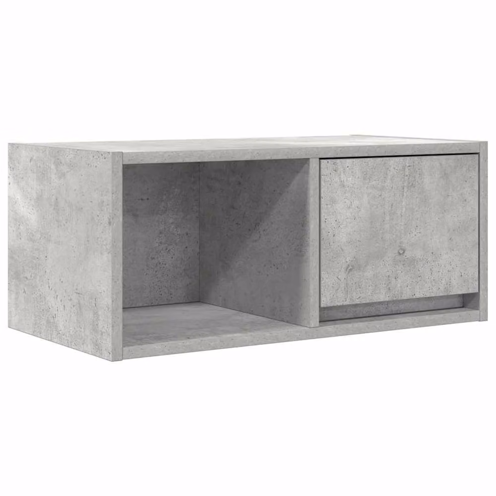 Berkfield Home TV Cabinet in Concrete Grey, W/D/H: 60 x 31 x 25.5 cm – 2
