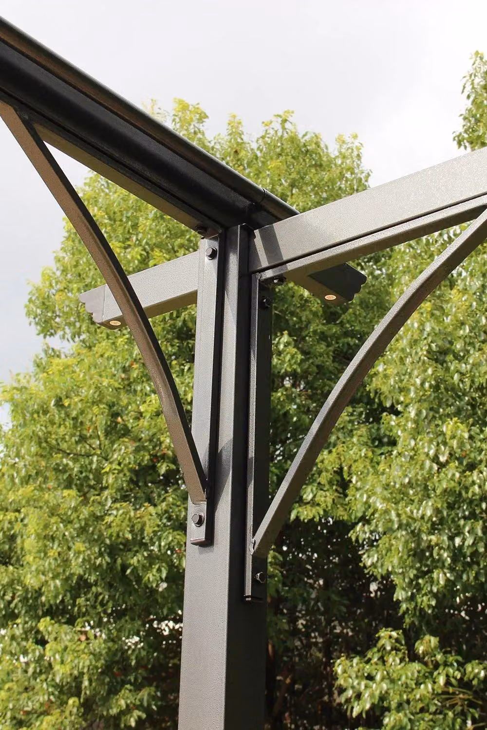Royalcraft Prague Gazebo Pergola in Grey, W/D: 350 x 350 cm – 4
