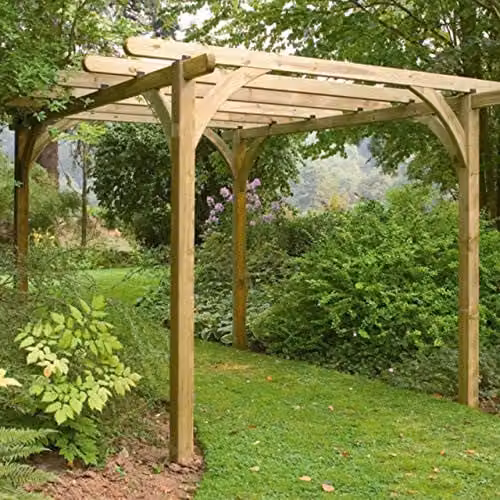 Forest Garden Forest Ultima Pergola Kit, Brown, W/D/H: 360 x 360 x 280 cm – 1