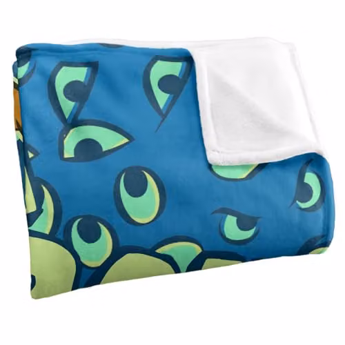 LOGOVISION Scooby Doo Ruh Roh Eyes Super Soft Fleece Throw Blanket, Multicolour and White, W: 152 cm, D: 127 cm – 2