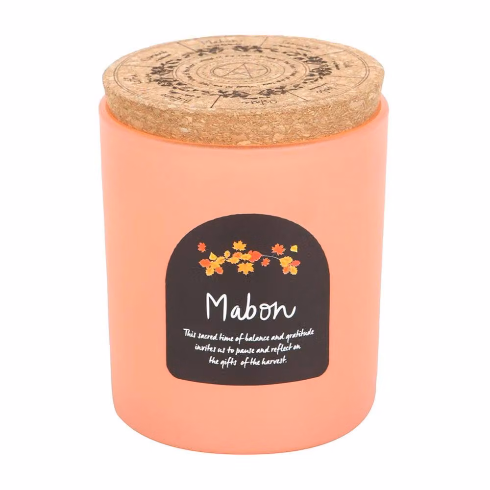 Something Different Wheel Of The Year Apple Mabon Tabletop Candle in Orange – 2