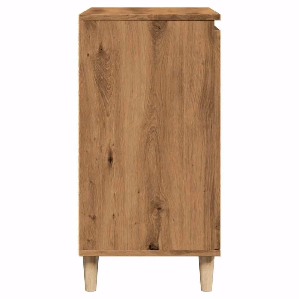 Berkfield Home Artisan Oak Sideboard in Brown, W/D/H: 60 x 35 x 70 cm – 3