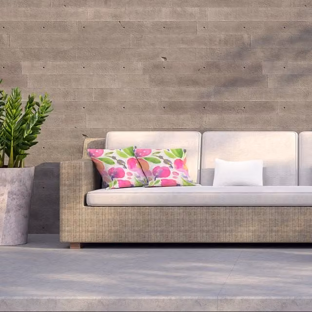 Andrew Lee Botanical Floral Pink Square Outdoor Cushion, W/D/H: 60 x 60 x 60 cm