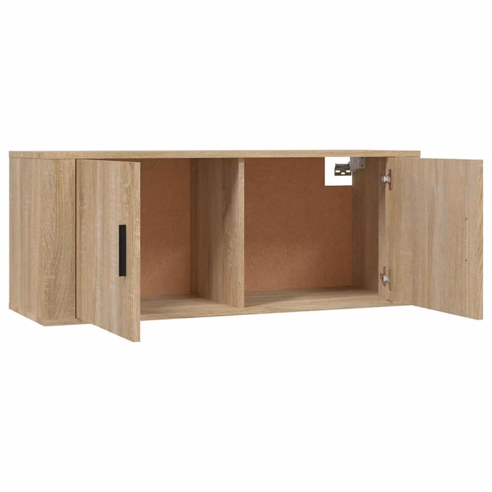 Berkfield Home 3 Piece Sonoma Oak TV Cabinet Set in Brown – 2