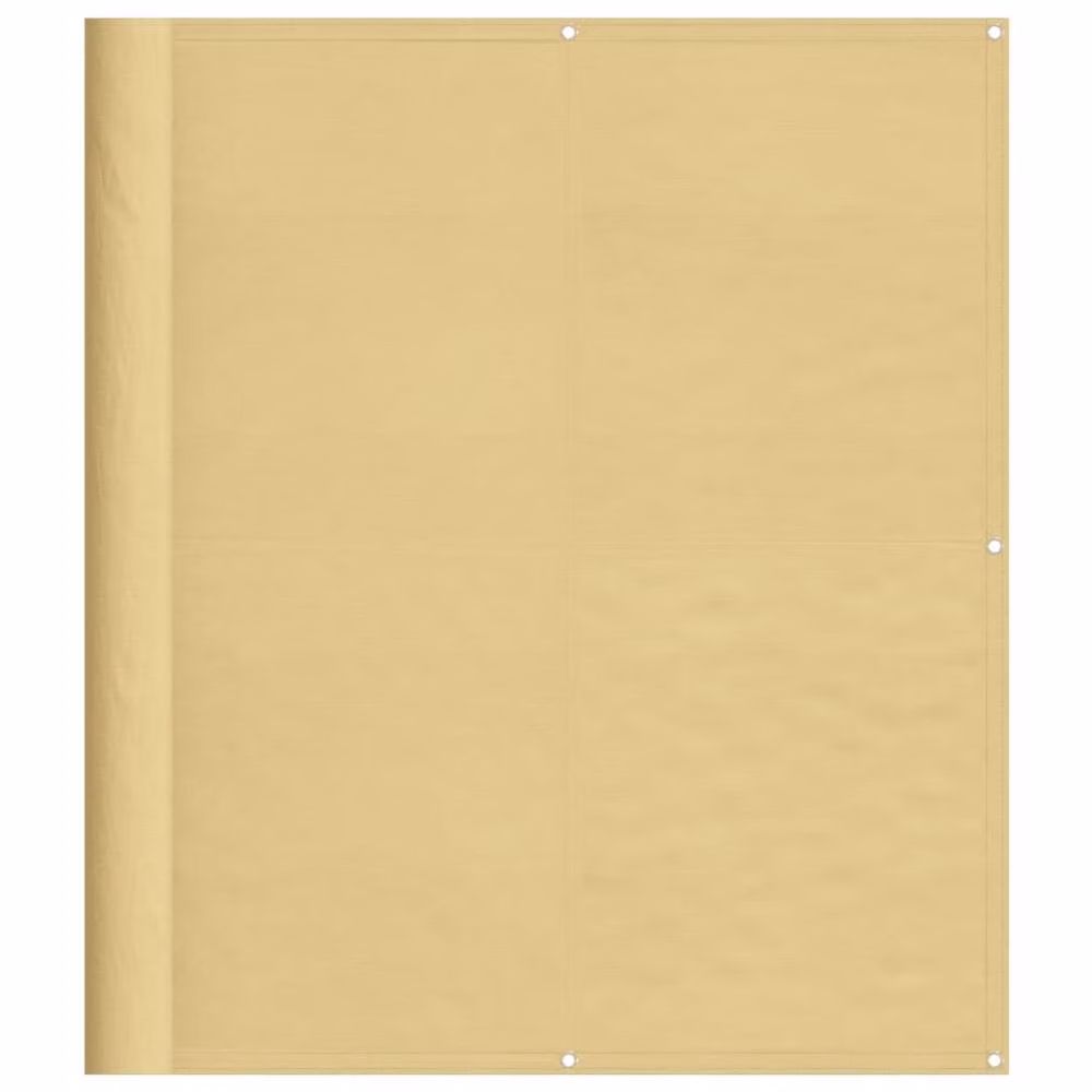 Berkfield Home Versatile Balcony Screen in Sand Beige, 100% Polyester Oxford, W/H: 120 x 600 cm – 2
