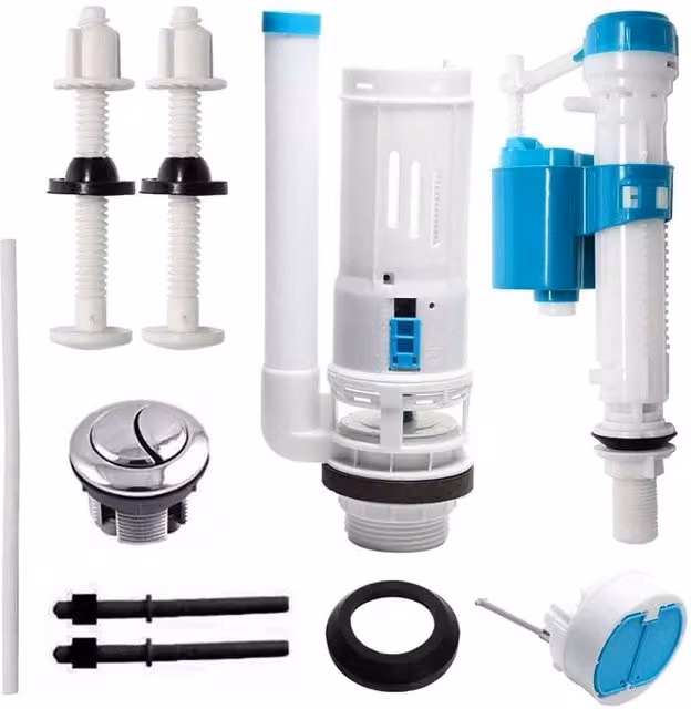 Havendro White Dual Push Button Flush Toilet Cistern Repair Tool Kit