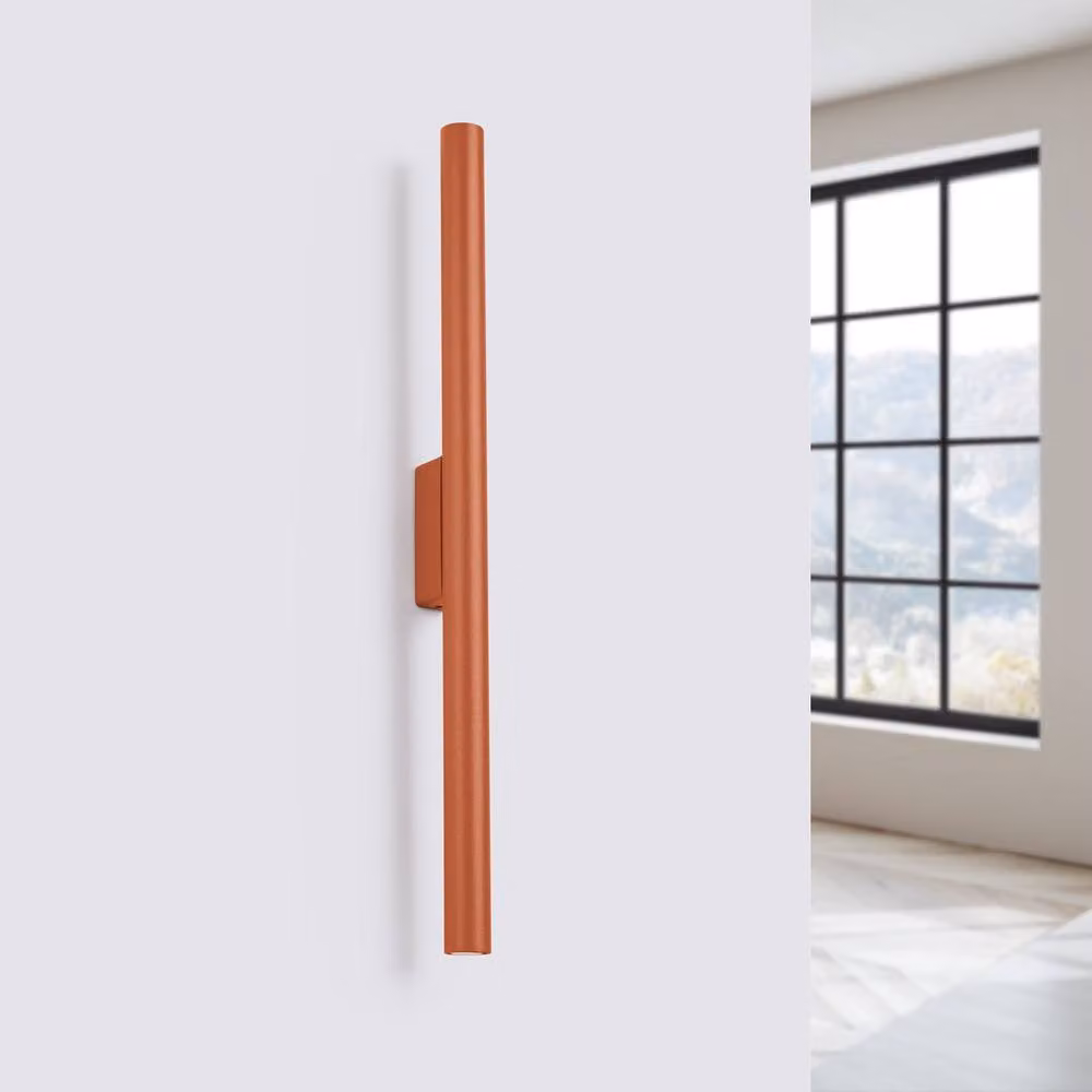 Sollux Lighting Modern Red Wall Lamp W/D/H: 50 x 2.5 x 5 cm – 2