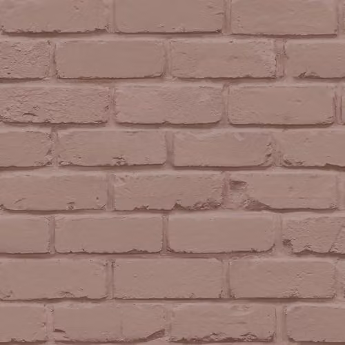 Fine Decor Pink Geometric Painted Brick Wallpaper, Washable Paper Roll