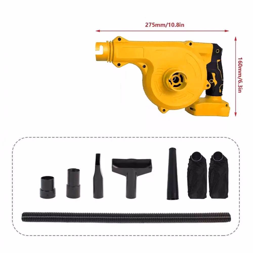 Nordara 2-in-1 Rechargeable Electric Leaf Blower and Vacuum in Yellow – 2