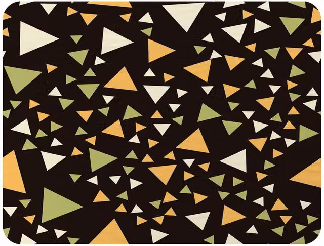 Benjamin Tate Design Geometric Yellow Green and Black Fleece Blanket, W/D/H: 120 x 150 cm – 2