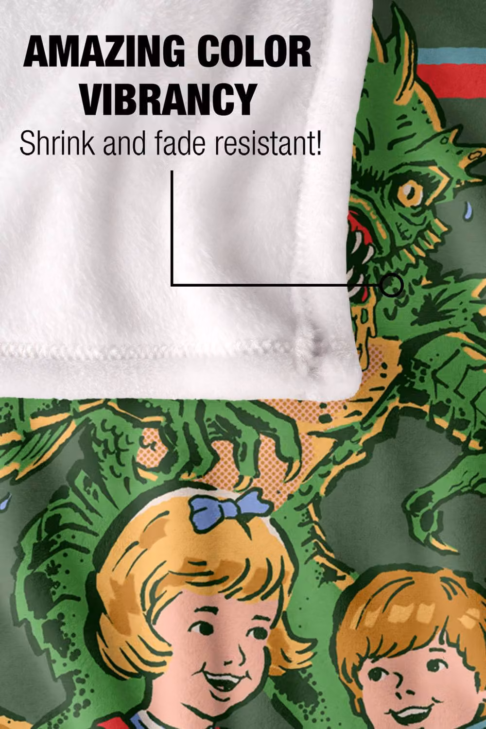 Steven Rhodes Let's Go Fishing Super Soft Fleece Throw Blanket, Multicolour, W/D/H: 91 x 147 cm – 4
