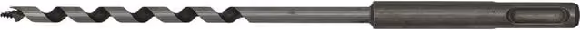 Loops SDS Plus Auger Wood Drill Bit, Grey and Multicolour, Diameter: 6 mm, Length: 200 mm