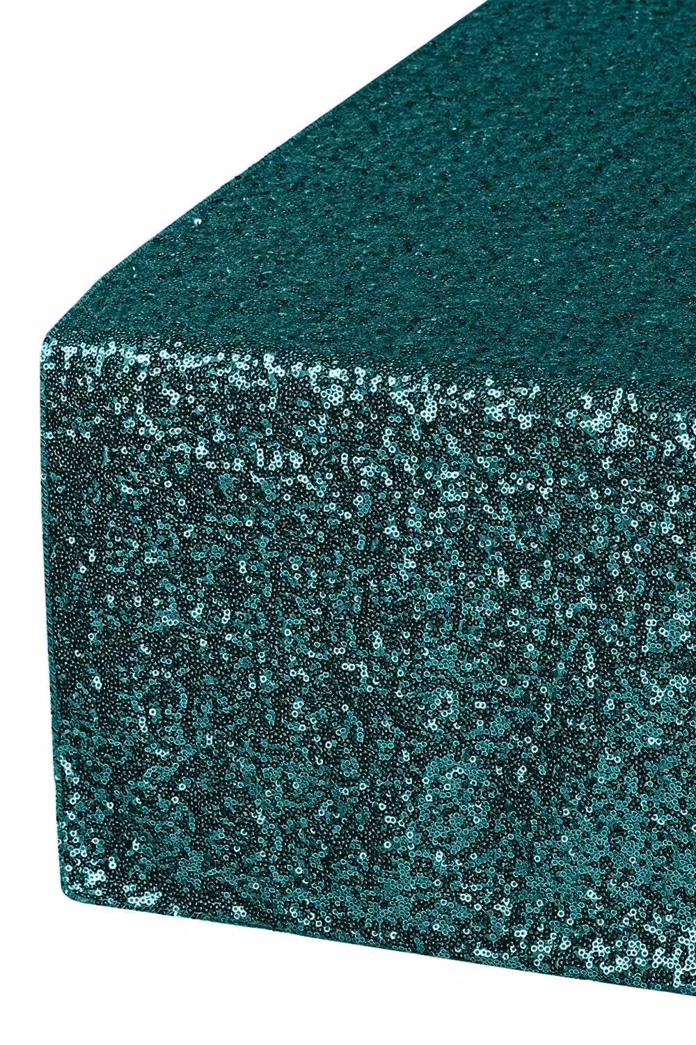 Trimming Shop Neel Blue Glitter Sequin Table Runner, W/D/H: 27.94 x 274.32 x 27.94 cm – 3