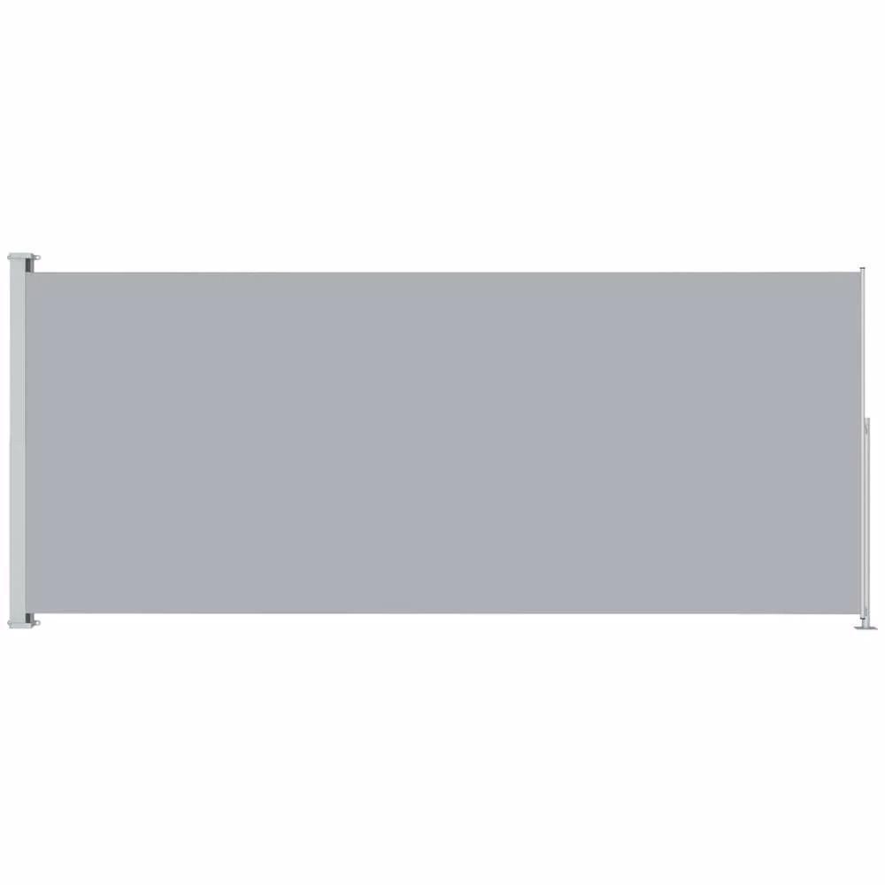 Berkfield Home Patio Retractable Side Awning in Grey, W/H: 500 x 180 cm – 2