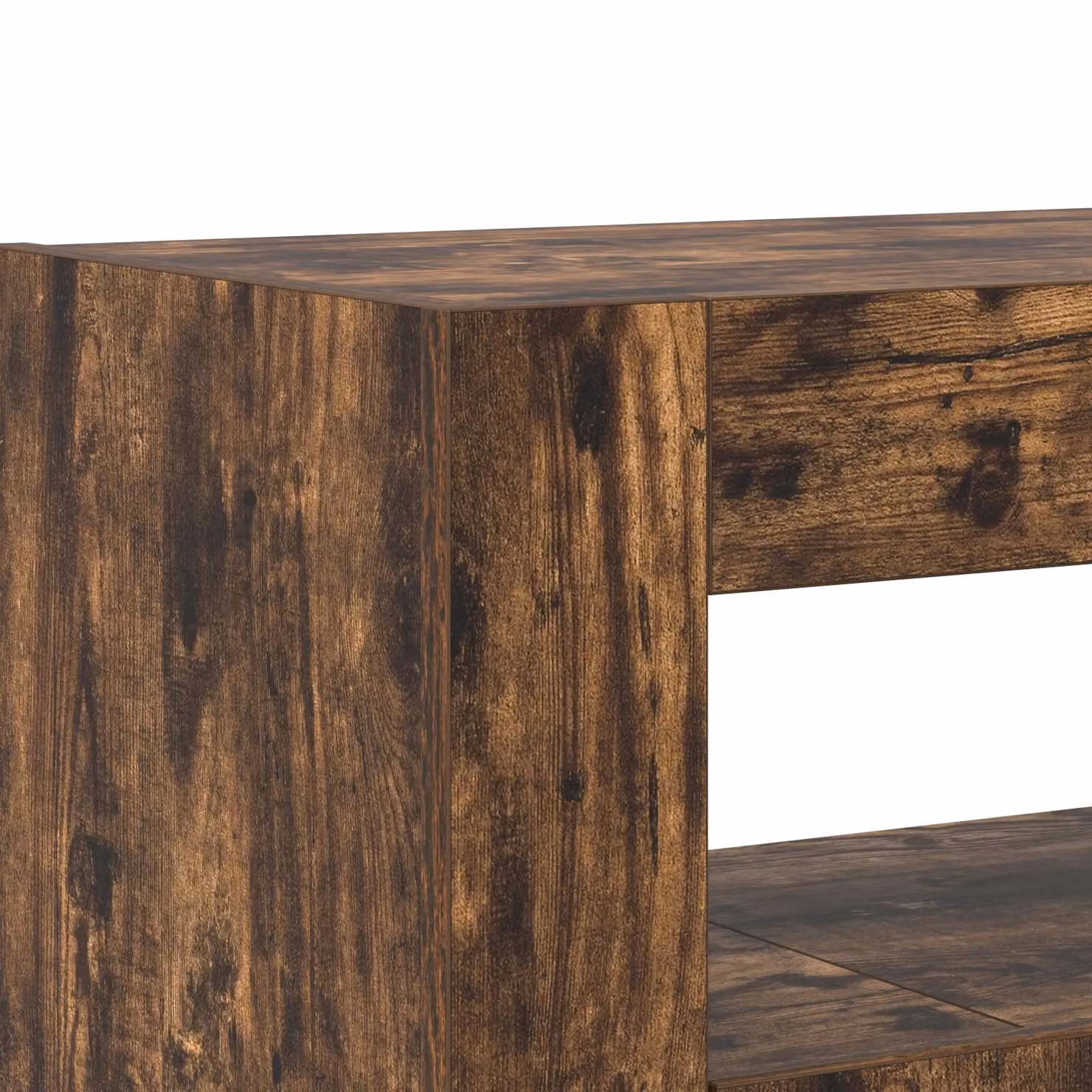 Berkfield Home Modern Smoked Oak Sideboard in Brown, W/D/H: 116 x 30 x 75 cm – 7