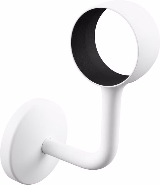 Rothley Matt White Wall Mounted Stair Handrail Bracket