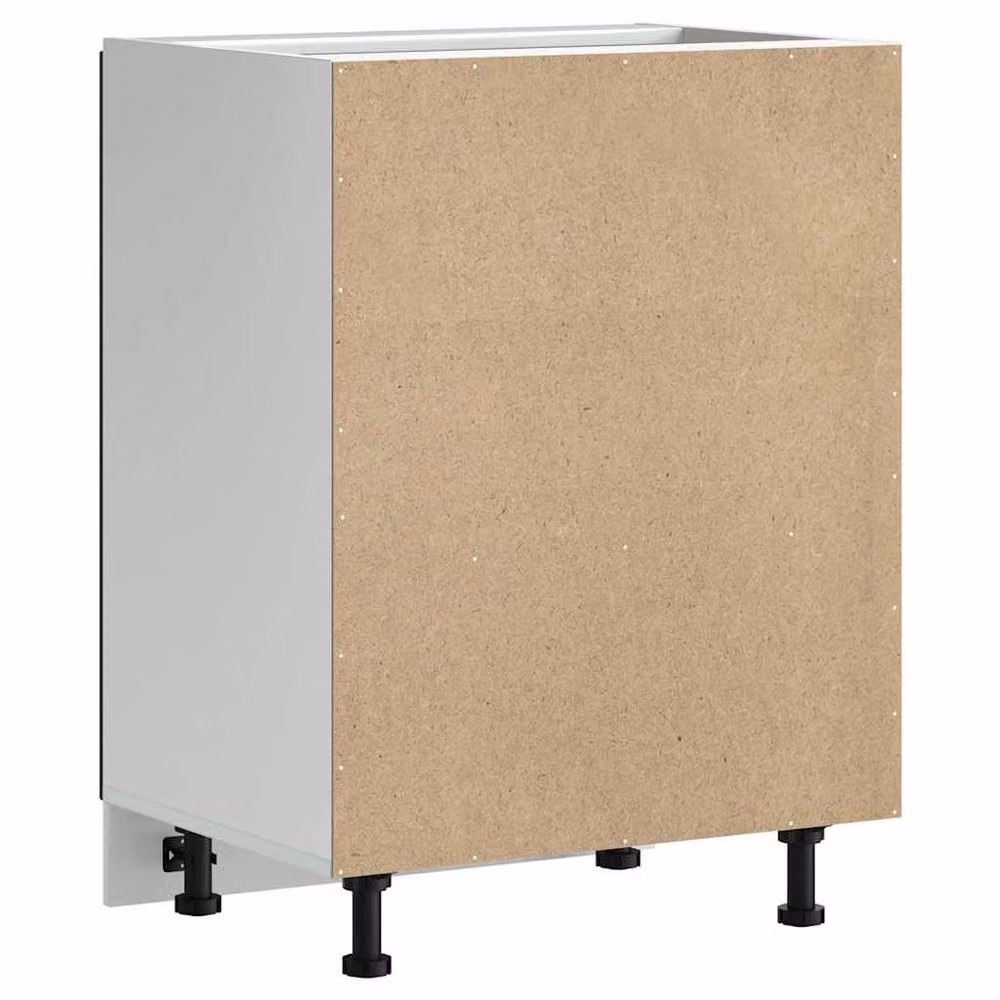 Berkfield Home Kalmar Black Sink Base Cabinet W: 60 cm, D: 46 cm, H: 81.5 cm – 4