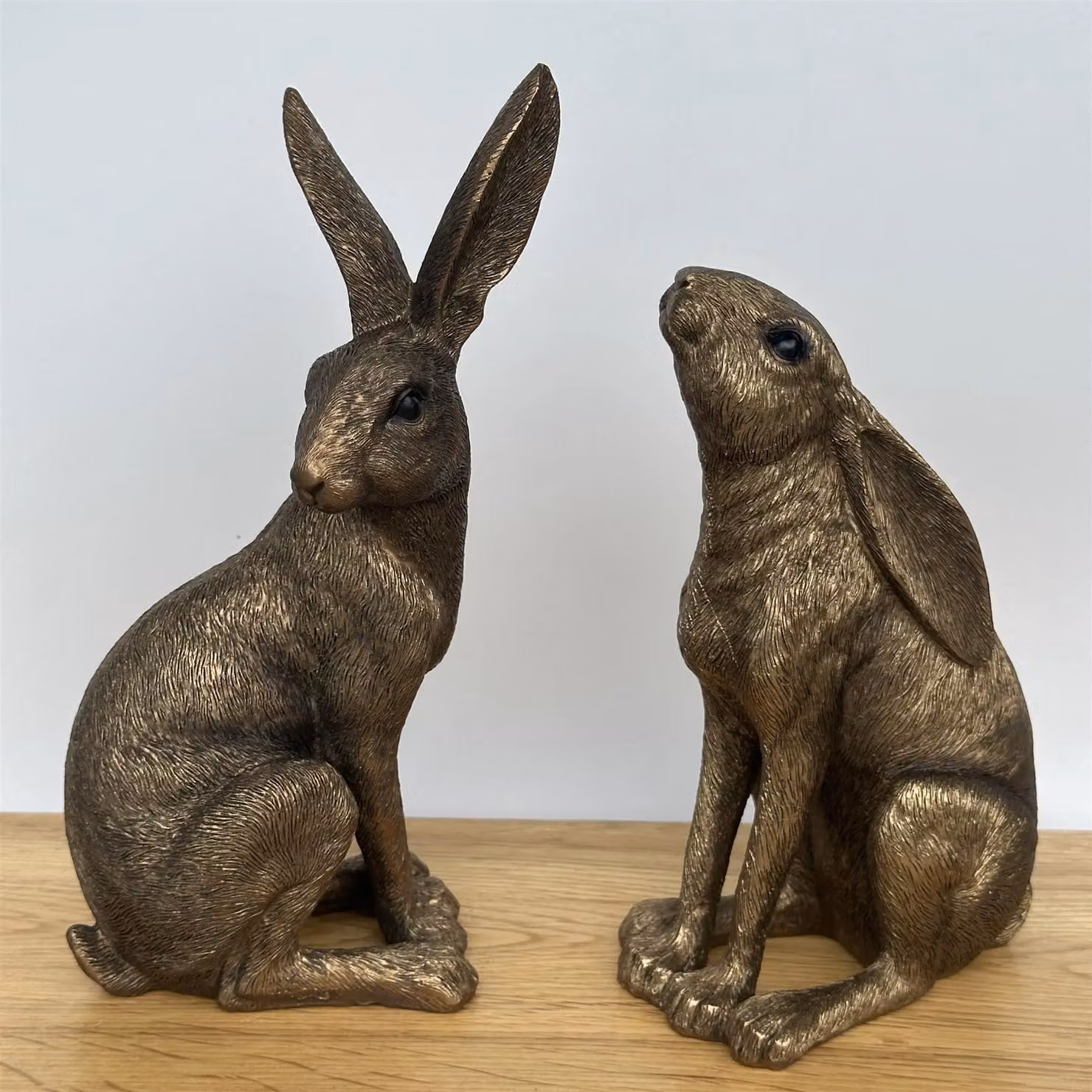 Leonardo Reflections Bronze Moongazing Hare Figurine, Height: 18 cm – 4